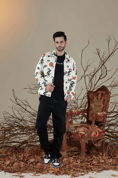 Pumpkin Jacquard Jacket